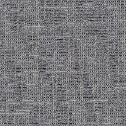 Štruktúra sivej látky s jemným prepletením tmavších a svetlejších vlákien vytvárajúcich pravidelný vzor. Látka je zobrazená v celoplošnom zábere.
