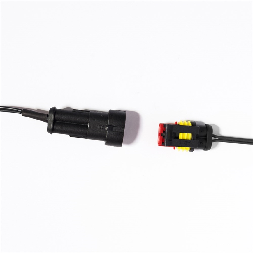 Rozšíriteľná vonkajšia LED girlanda CONE FILAMENT 20xE10 14m farebná/teplá biela IP44, Vyrobené v EÚ