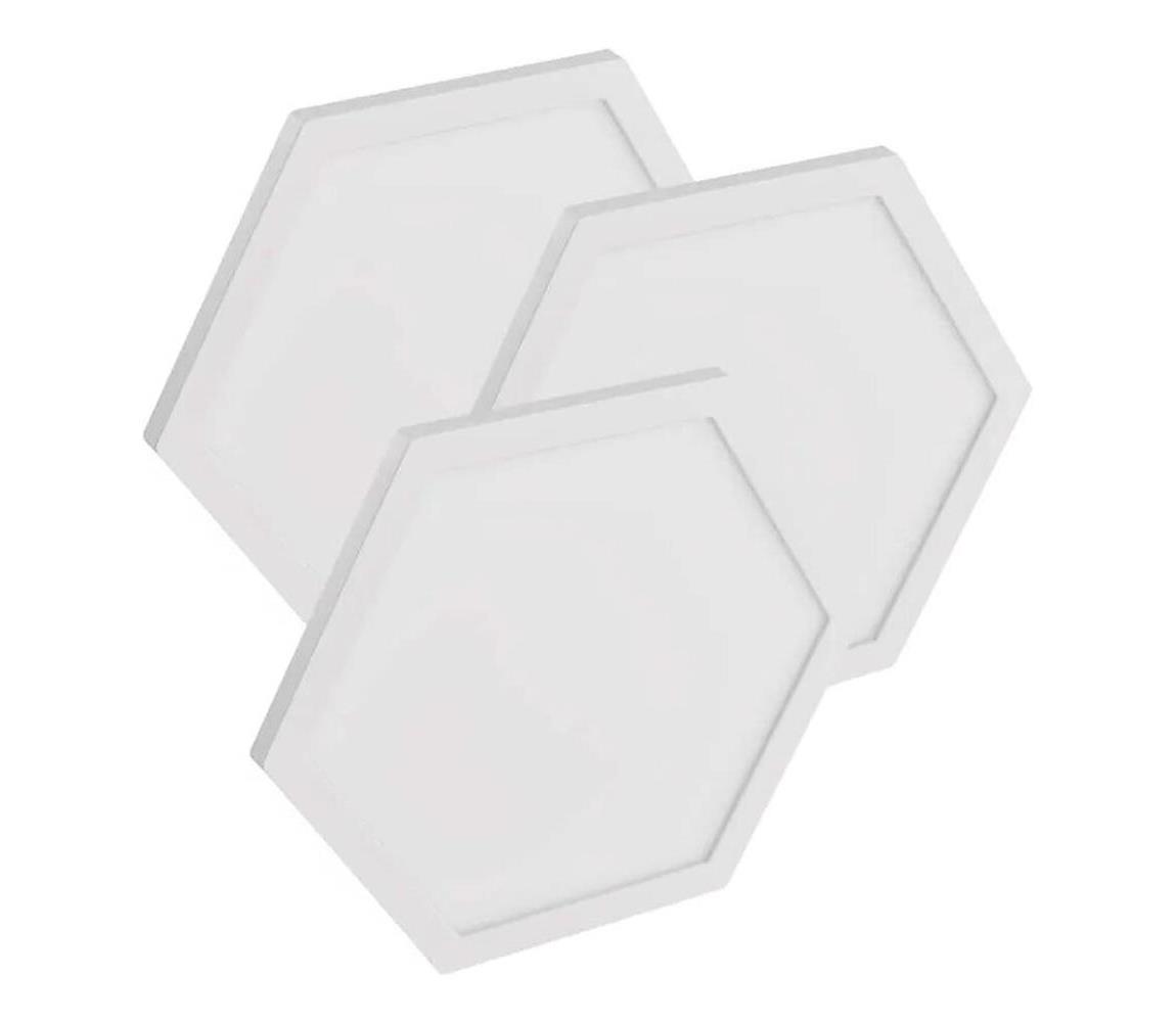 Rozširovacia sada 3x RGBIC Stmievateľný panel LED/1,8W/230V Wi-Fi Tuya ZIW223R