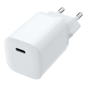 Rychlonabíjací adaptér Power Delivery 1xUSB-C 33W biela
