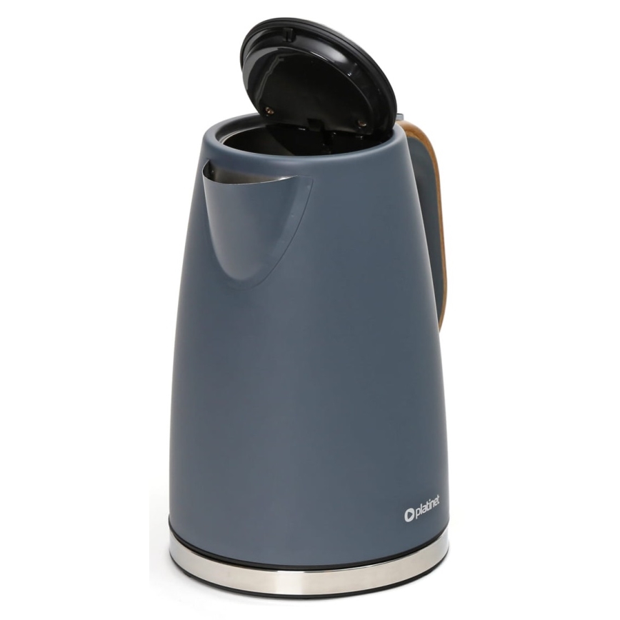 Rýchlovarná kanvica 1,7 l 2400W/230V nerez/šedá