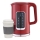 Rýchlovarná kanvica s LCD displejom 1,7 l 2200W/230V červená + cestovný hrnček 450 ml
