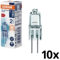Sada 10 ks halogénových žiaroviek do rúry HALOSTAR G4/10W/12V 2700K - Osram