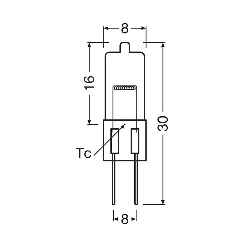 SADA 10 ks žiaroviek do rúry HALOSTAR G4/10W/12V 2700K - Osram