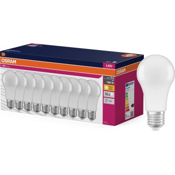 Sada 10x LED žiarovka CLASSIC A75 E27/10W/230V 2700K - Osram