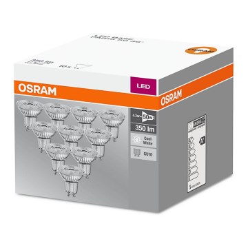 SADA 10x LED Žiarovka GU10/4,3W/230V 4000K - Osram