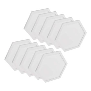 SADA 10x RGBIC Stmievateľný panel LED/1,9W/230V Wi-Fi Tuya