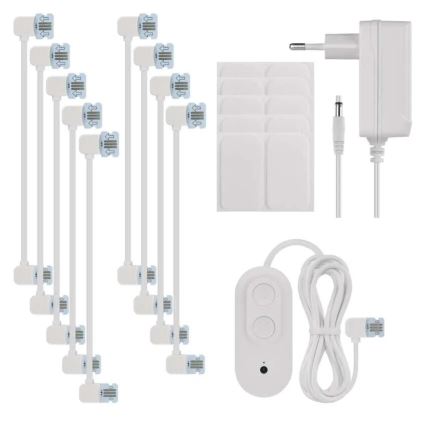 SADA 10x RGBIC Stmievateľný panel LED/1,9W/230V Wi-Fi Tuya