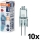Sada 10× žiaroviek do rúry HALOSTAR G4/20W/12V 2700K - Osram