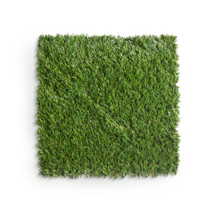 Sada 11 ks umelého trávnika 30x30 cm, výška vlákna 20 mm, zelená