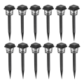 SADA 12x LED Solárna lampa LED/0,06W/1,2V 1xAA 6500K IP44 100 mAh