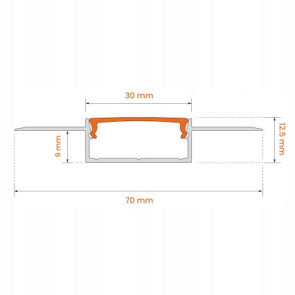 SADA 1x stmievateľný LED pás RGBW NEO LITE MUSIC LED/24W/230V 5 m IP65 Wi-Fi Tuya + 5x zabudovateľný profil 1 m strieborná/biela + diaľkové ovládanie