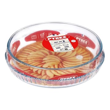 Sada 2 kusov foriem na koláč PYREX, priemer 26/28 cm