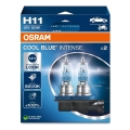 SADA 2x Autožiarovka COOL MODRÁ H11 PGJ19-2/55W/12V 5000K - Osram