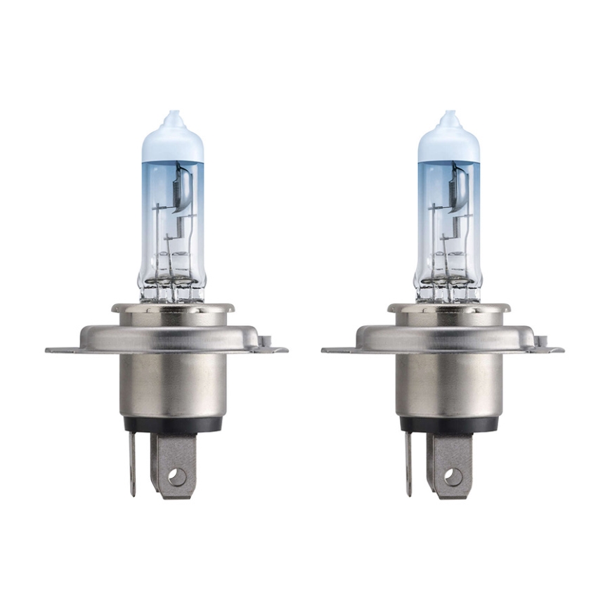 SADA 2x Autožiarovka Philips WHITEVISION 12342WHVSM H4 PX26d/60W/55W/12V