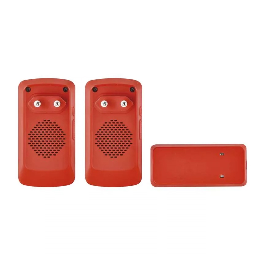 SADA 2x Bezdrôtový zvonček do zásuvky 230V IP44