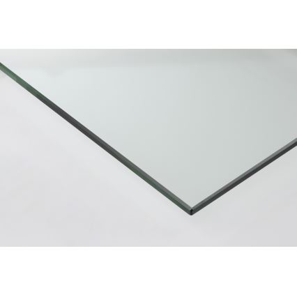 SADA 2x Konferenčný stolík SARON 90x50 cm sivá/priehľadná