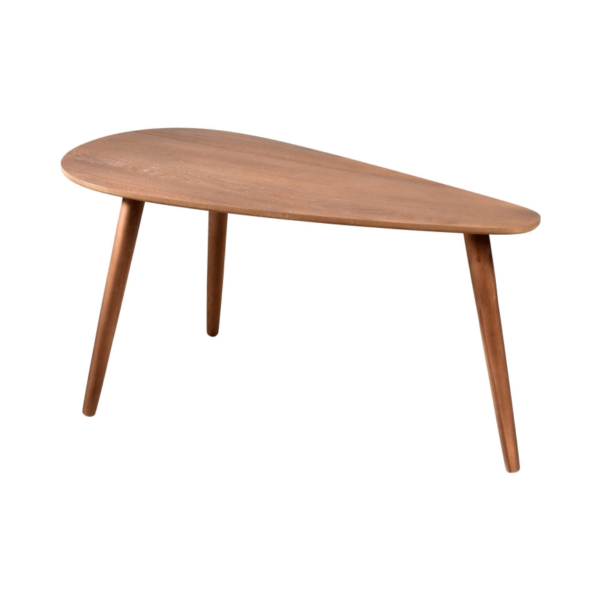 SADA 2x konferenčný stolík SOLE 60/80x30/40 cm orech