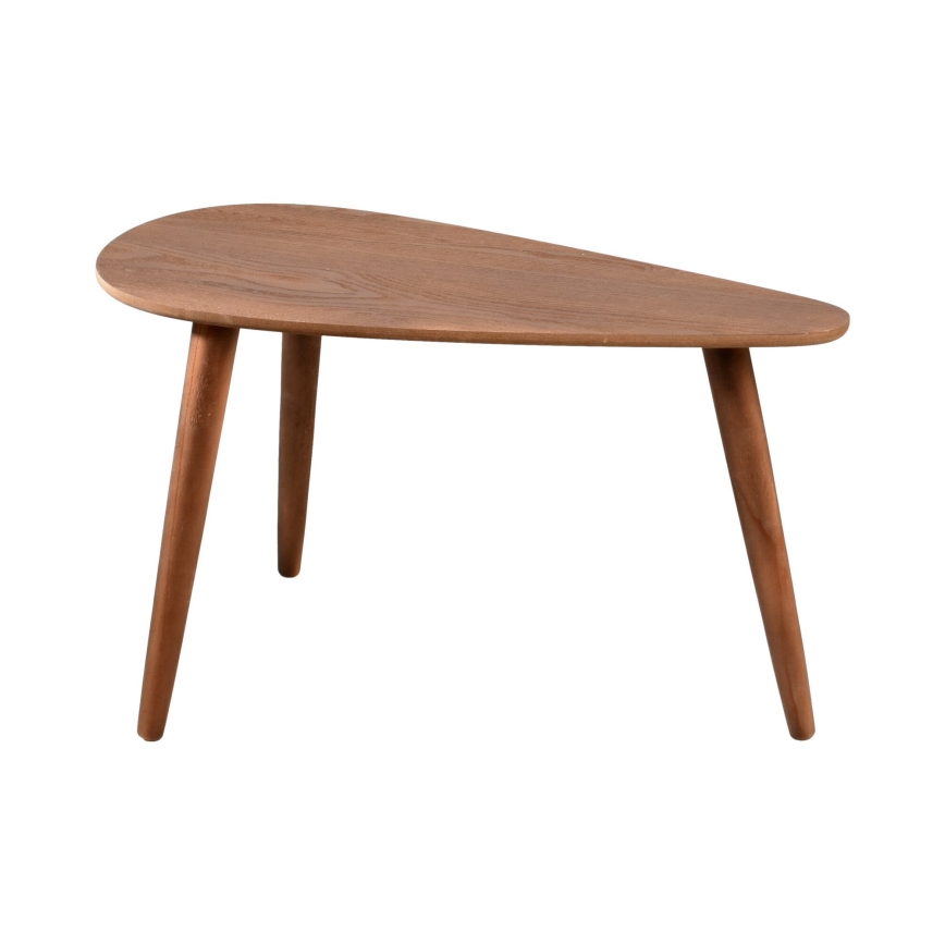 SADA 2x konferenčný stolík SOLE 60/80x30/40 cm orech
