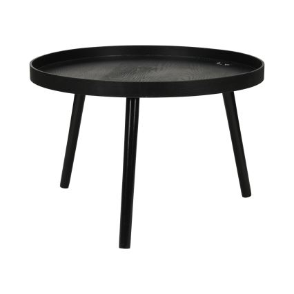 SADA 2x konferenčných stolíkov VERDE pr. 60/38 cm čierna