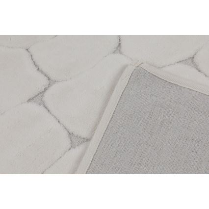 SADA 2x Kúpeľňová predložka LINO 60/100 cm béžová