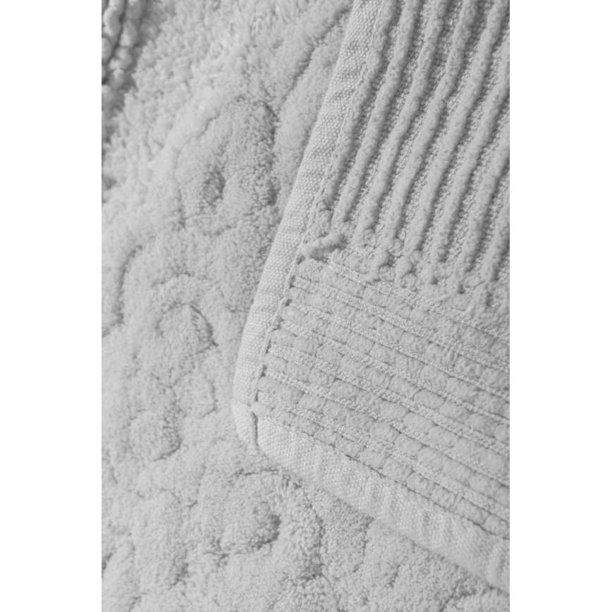 SADA 2x Kúpeľňová predložka PIANTE 60/100 cm biela