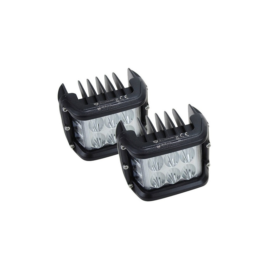 SADA 2x LED Bodové svietidlo pre automobil CREE LED/27W/10-30V IP67