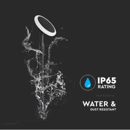 SADA 2x LED Nastaviteľná solárna lampa GARDEN LED/3W/5V 42-80 cm 3000K IP65 1000 mAh