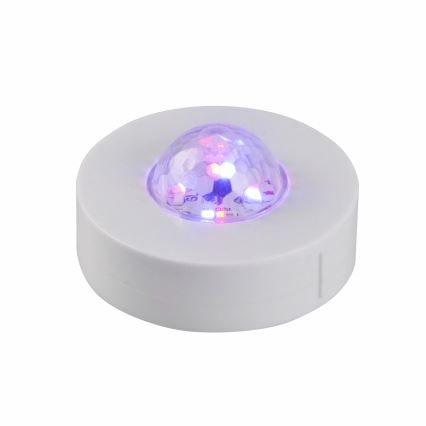 SADA 2x LED RGB Stmievateľné dekoračné svietidlo FESTA 3xAAA/4,5V + diaľkové ovládanie