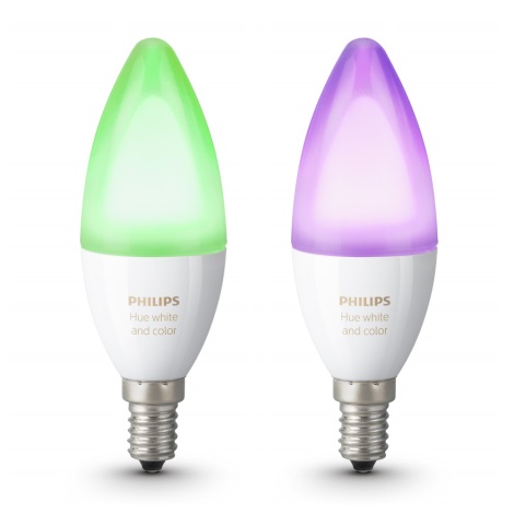 SADA 2x LED RGB Stmievateľná žiarovka Philips Hue White And Color Ambiance E14/6W/230V 2200-6500K