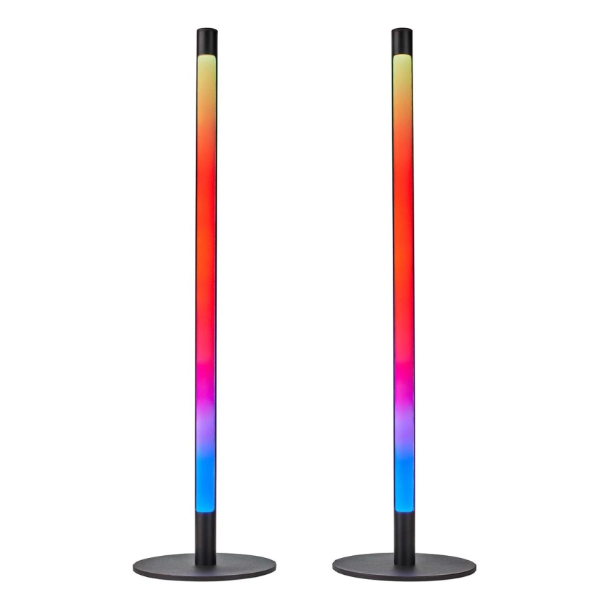 SADA 2x LED RGBIC Stmievateľná stolná lampa SmartLife LED/36W/230V 55 cm 2700-6500K Wi-Fi Tuya + diaľkové ovládanie