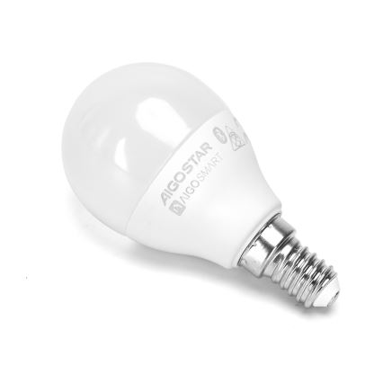 SADA 2x LED RGBW Stmievateľná žiarovka MESH Smart G45 E14/6,5W/230V 2700-6500K + diaľkové ovládanie - Aigostar