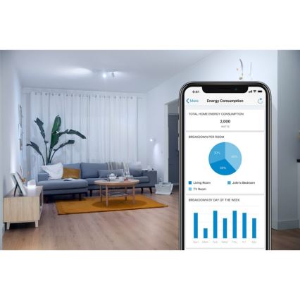 SADA 2x LED RGBW Stmievateľná žiarovka C37 E14/4,9W/230V 2200-6500K Wi-Fi - WiZ