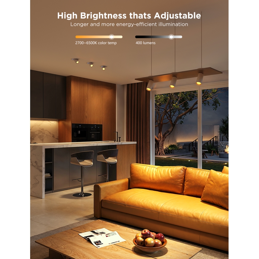 SADA 2x LED RGBWW Stmievateľná žiarovka GU10/4,8W/230V 2700-6500K Wi-Fi - Govee