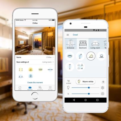 SADA 2x LED Stmievateľná žiarovka A60 E27/9W/230V 2700K Wi-Fi + diaľkové ovládanie - WiZ