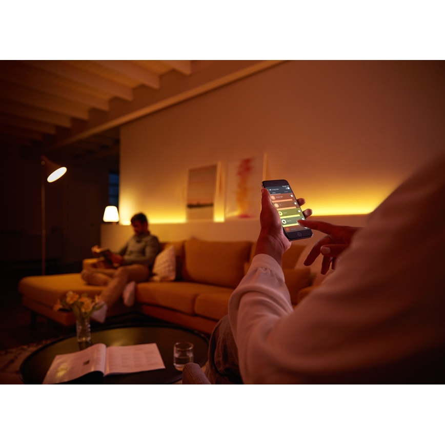 SADA 2x LED Stmievateľná žiarovka Philips HUE WHITE E14/5,5W/230V