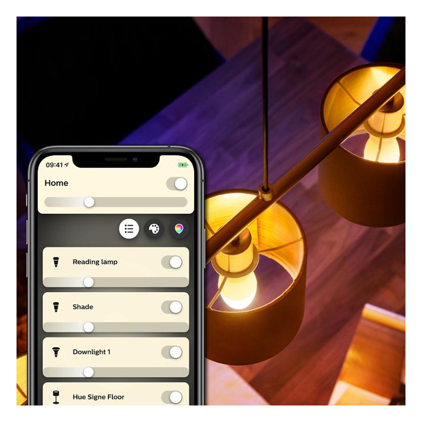 SADA 2x LED Stmievateľná žiarovka Philips Hue WHITE E14/5,5W/230V 2700K