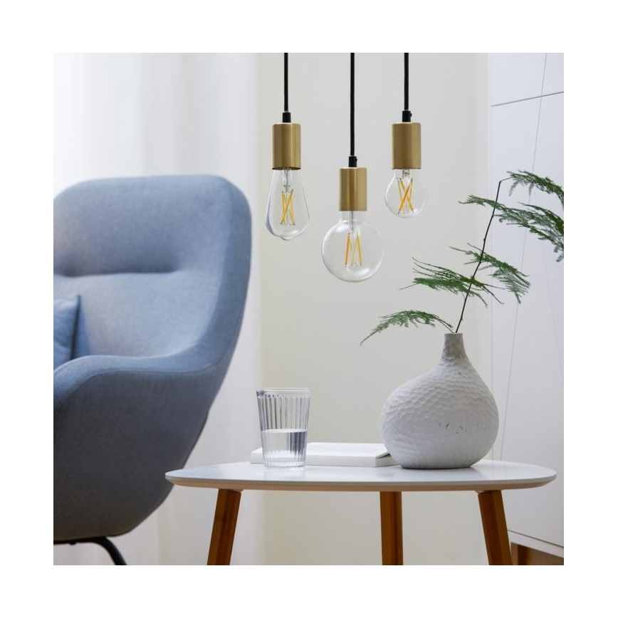 SADA 2x LED Stmievateľná žiarovka VINTAGE FILAMENT A60 E27/6,7W/230V 2700-6500K CRI 90 Wi-Fi - WiZ