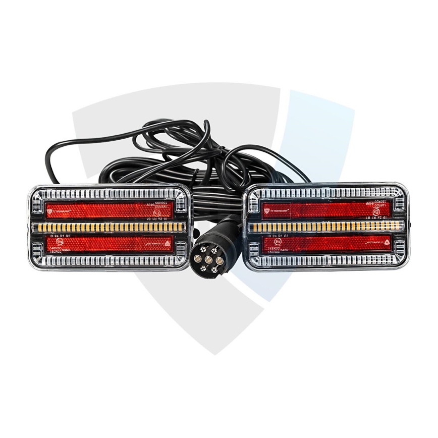 SADA 2x LED Svetlo na prívesný vozík s dynamickým blinkrom LED/12-24V IP65