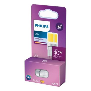SADA 2x LED žiaroviek Philips G9/3,2W/230V 4000K