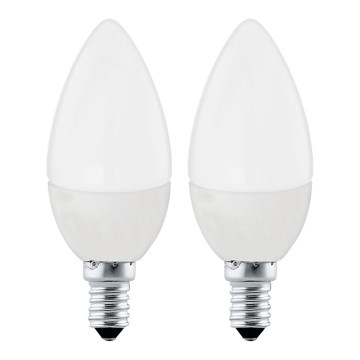 SADA 2x LED Žiarovka E14/4W 4000K - Eglo 10793