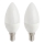 SADA 2x LED žiarovka E14/5,5W/230V 2700K - Attralux
