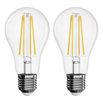 SADA 2x LED Žiarovka FILAMENT A60 E27/5,9W/230V 2700K
