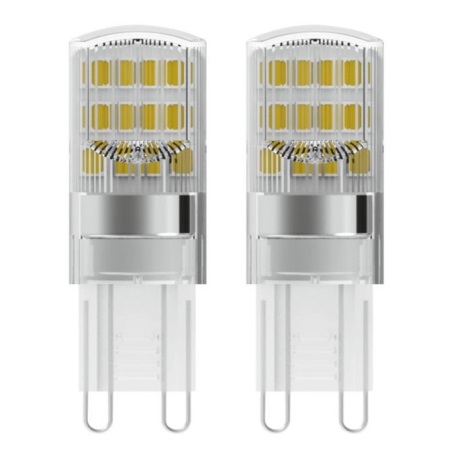 SADA 2x LED Žiarovka G9/2,6W/230V 2700K