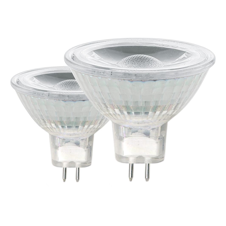 SADA 2x LED Žiarovka GU5,3/MR16/3W 3000K - Eglo 11512