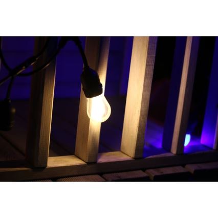 SADA 2x LED Žiarovka PARTY E27/0,5W/36V 2200K