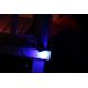 SADA 2x LED Žiarovka PARTY E27/0,5W/36V modrá 3000K