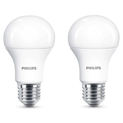 SADA 2x LED žiarovka Philips E27/13W/230V 2700K