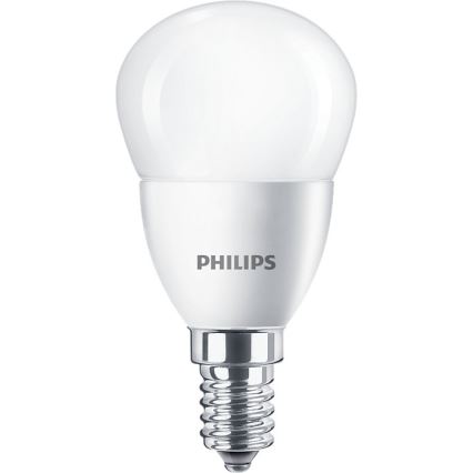 SADA 2x LED Žiarovka Philips P45 E14/5,5W/230V 4000K