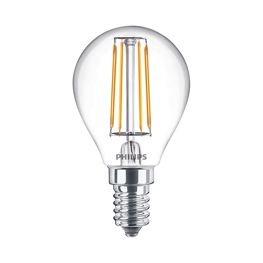SADA 2x LED Žiarovka VINTAGE Philips E14/4,3W/230V 2700K